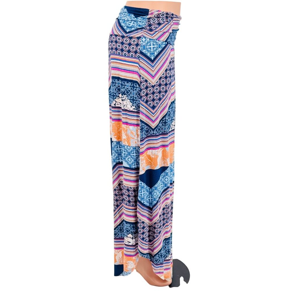 Anthropologie Multicolor Ruched Sides Maxi Skirt | Boho Poetcore Coastal Cowgirl - Picture 10 of 16